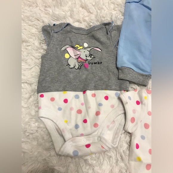 Disney’s Dumbo 3 piece girls outfit size 9 months - Picture 2 of 11